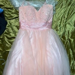 Pink Chiffon Dress